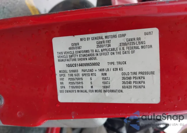 1GGCS1440V8659892: 43239305