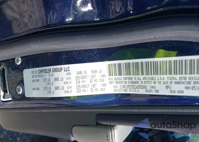 1C4PJMCS5EW285802: 43238594