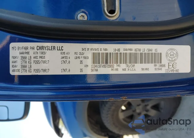 1D3HV18T09S729892: 43238601