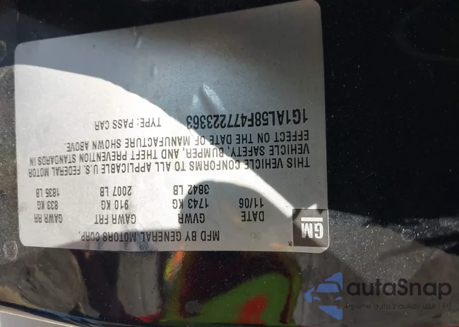 1G1AL58F477223363: 43238821