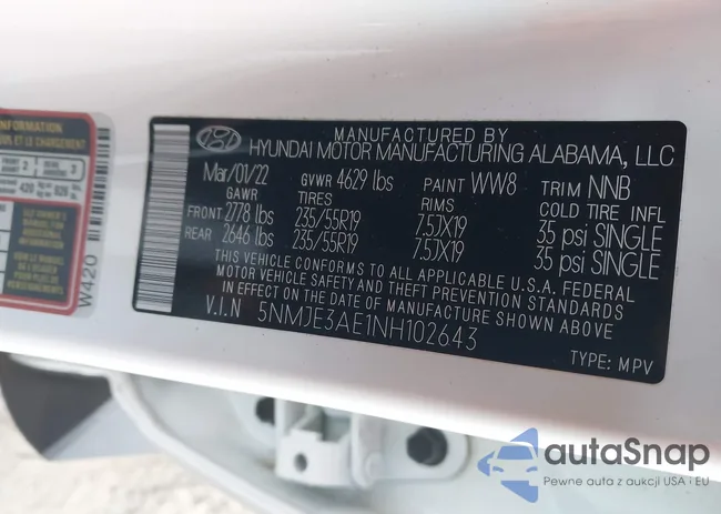 5NMJE3AE1NH102643: 43239948