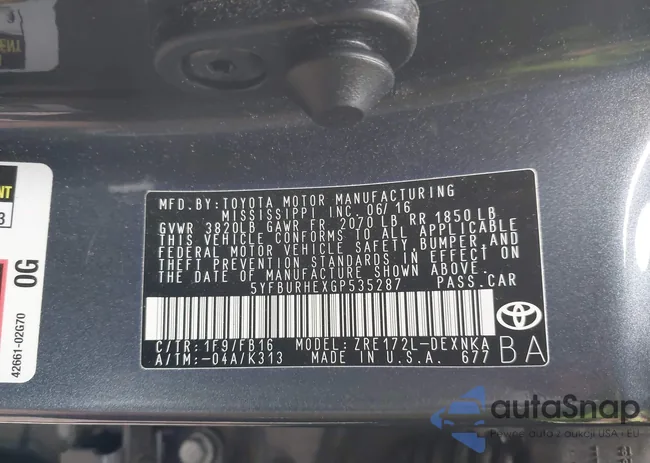 5YFBURHEXGP535287: 43240137