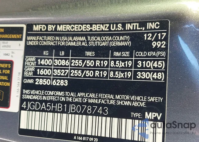 4JGDA5HB1JB078743: 43240210