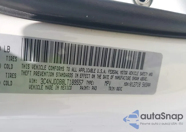 3C4NJDDB8LT189557: 43239507