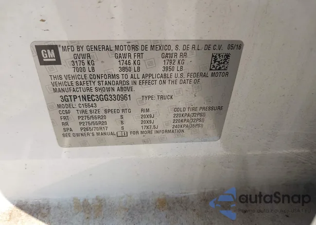 3GTP1NEC3GG330961: 43239549