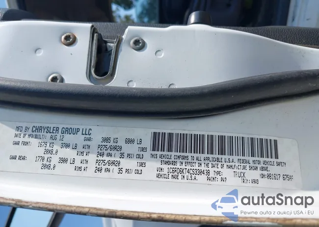 1C6RD6KT4CS330438: 43239754