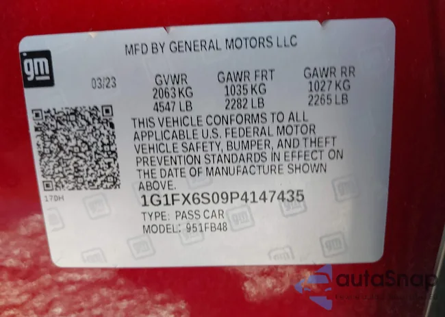 1G1FX6S09P4147435: 43239846