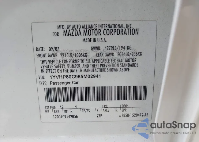 1YVHP80C985M02941: 43239853