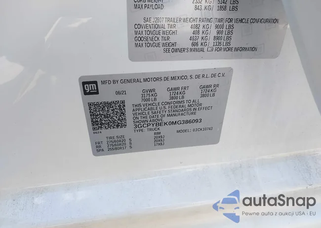 3GCPYBEK0MG386093: 43240864