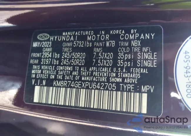 KM8R74GEXPU642705: 43240972