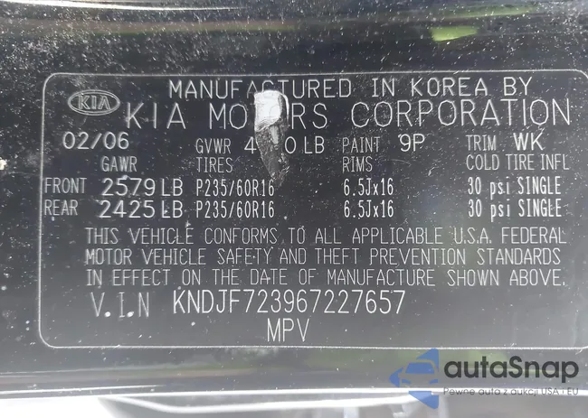 KNDJF723967227657: 43240977