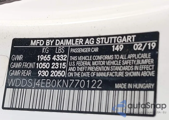 WDDSJ4EB0KN770122: 43241066