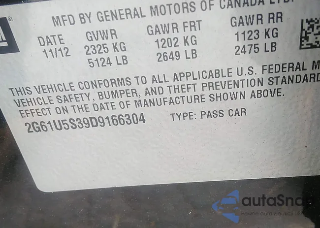 2G61U5S39D9166304: 43241417