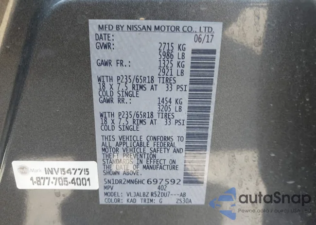 5N1DR2MN6HC697592: 43241955