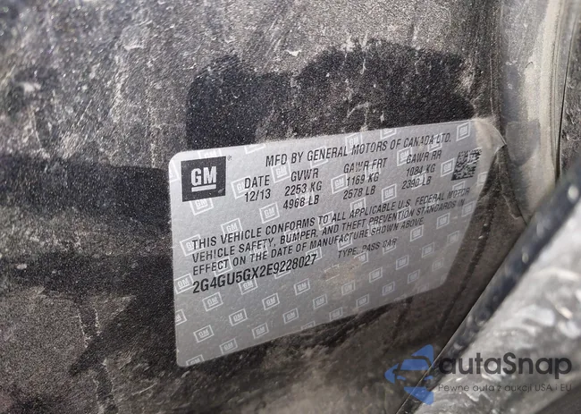 2G4GU5GX2E9228027: 43241991