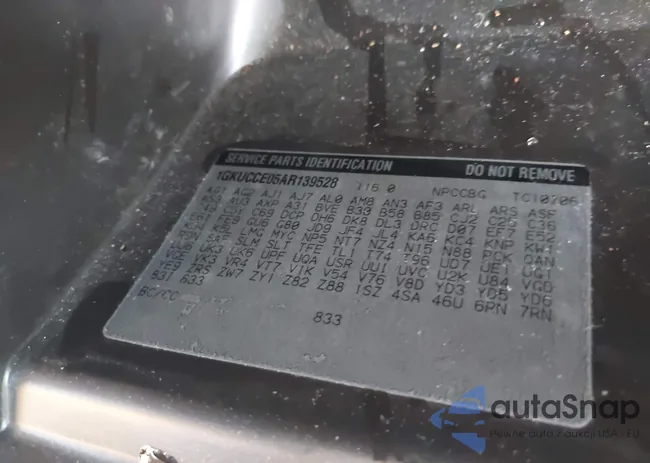 1GKUCCE05AR139528: 43242377