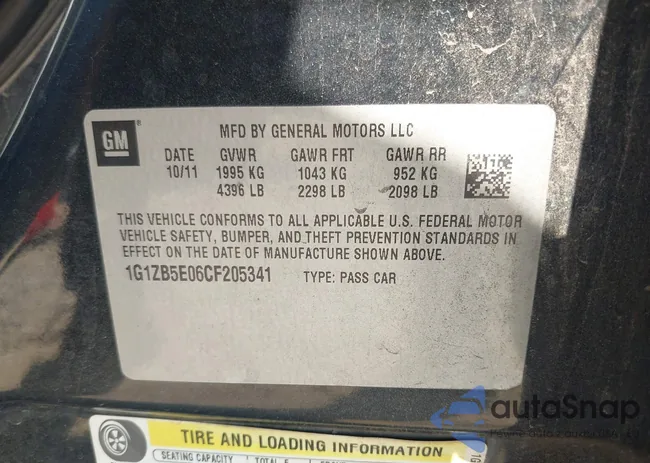 1G1ZB5E06CF205341: 43242443