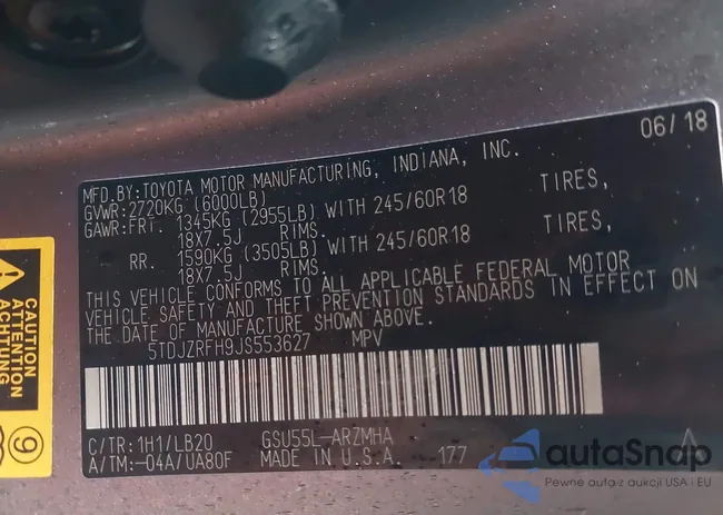 5TDJZRFH9JS553627: 43241669