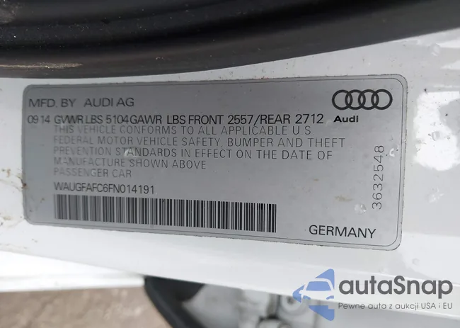 WAUGFAFC6FN014191: 43241862