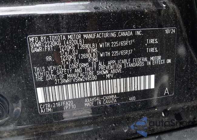 2T3RWRFV5RW248590: 43243068