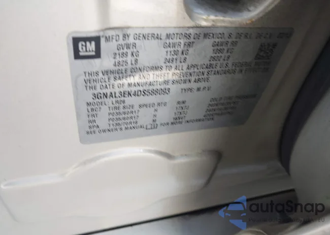 3GNAL3EK4DS588093: 43244019