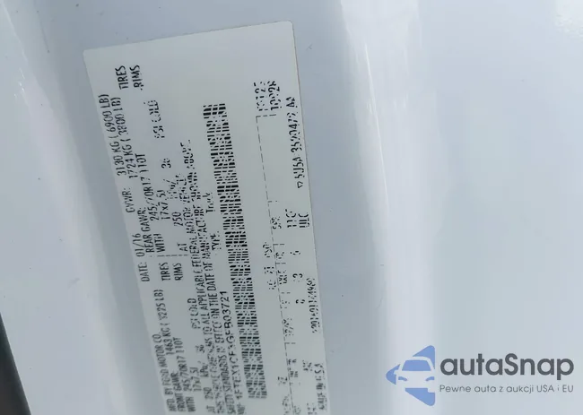 1FTEX1CF3GFB03721: 43243659