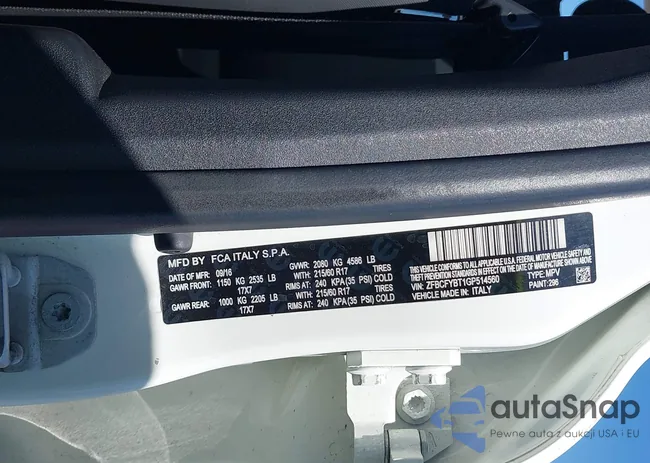 ZFBCFYBT1GP514560: 43243683