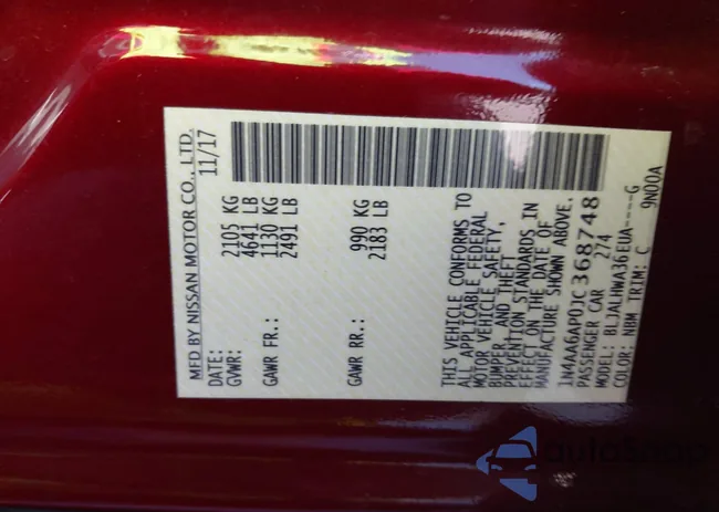 1N4AA6AP0JC368748: 43244898