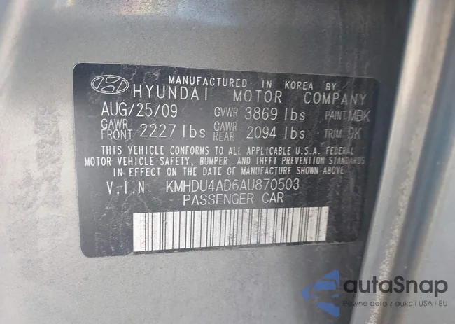 KMHDU4AD6AU870503: 43245088