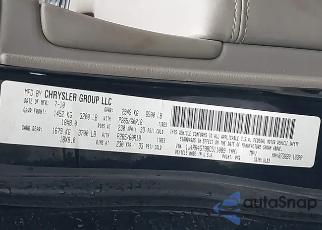 1J4RR4GT9BC511089: 43245107