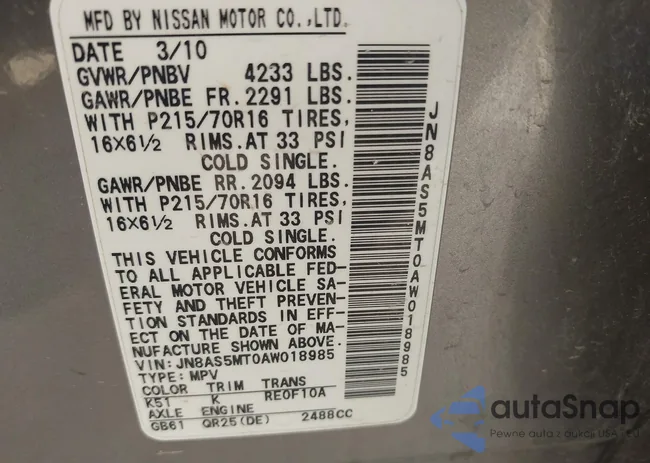 JN8AS5MT0AW018985: 43244582