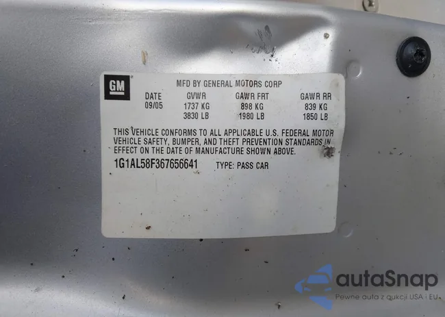 1G1AL58F367656641: 43245890