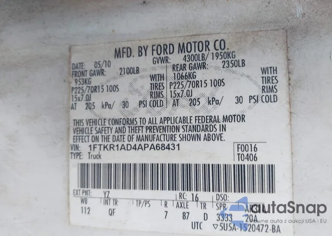 1FTKR1AD6APA68494: 43245907