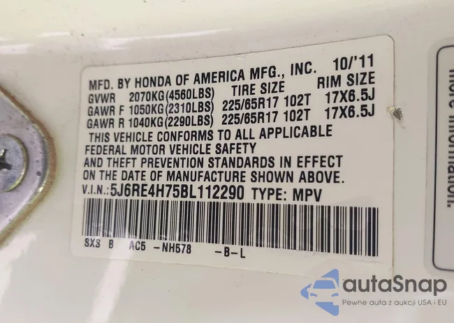 5J6RE4H75BL112290: 43246024