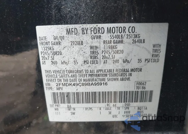 2FMDK49C89BA95916: 43246109