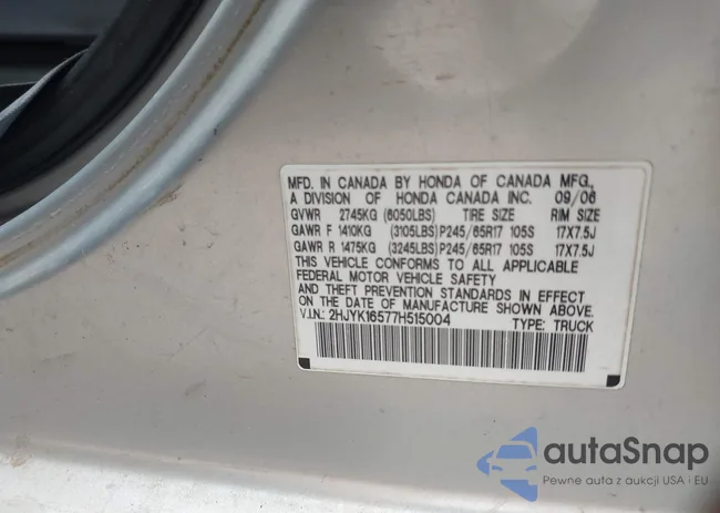 2HJYK16577H515004: 43246249