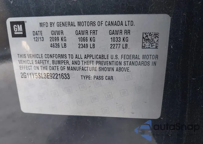 2G11Y5SL3E9221633: 43246441