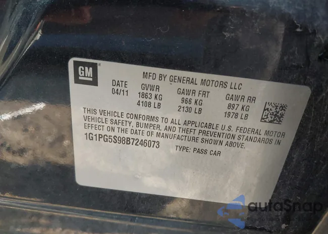 1G1PG5S98B7246073: 43245502
