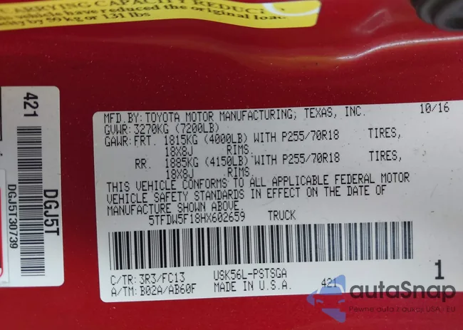 5TFDW5F18HX602659: 43245537