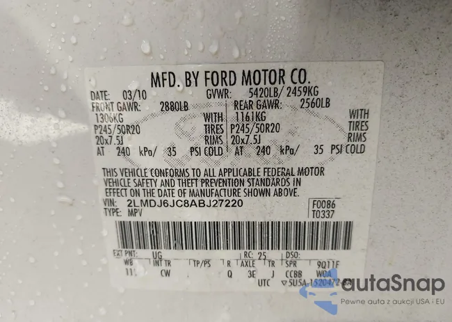 2LMDJ6JC8ABJ27220: 43245629