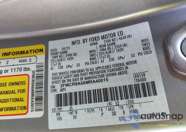 3FMCR9A68MRA40015: 43246945