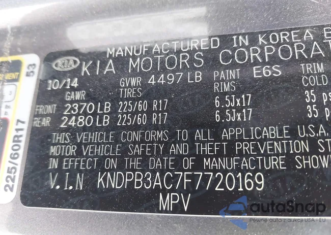 KNDPB3AC7F7720169: 43247021