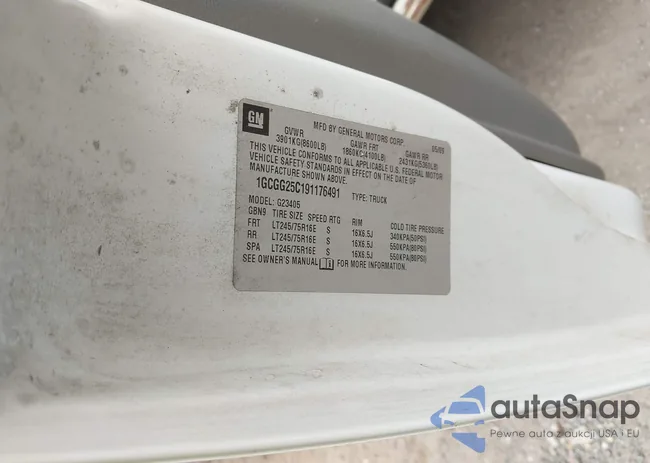 1GCGG25C191176491: 43247044