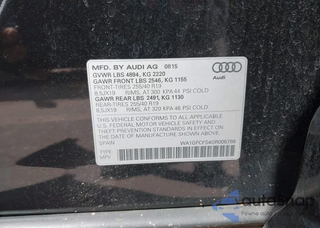 WA1GFCFS4GR005788: 43247046