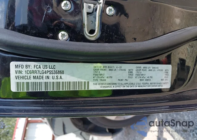 1C6RR7LG4PS536860: 43247075