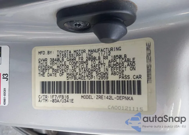 5YFBU4EE7DP112959: 43247431