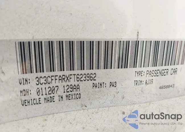 3C3CFFARXFT623962: 43246506