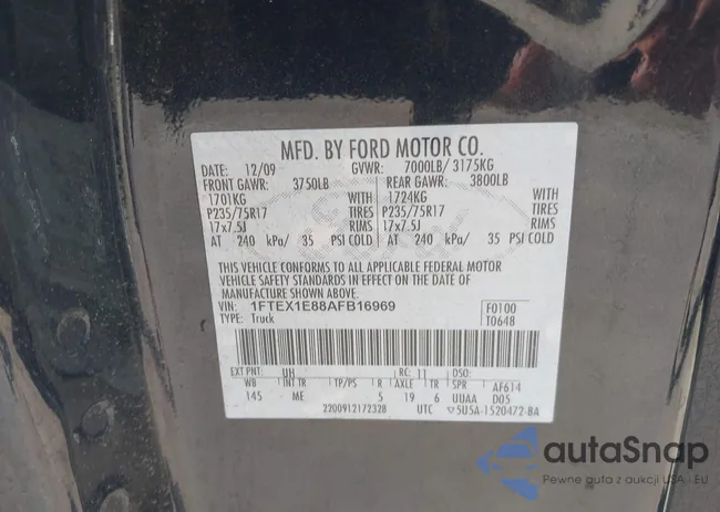 1FTEX1E88AFB16969: 43246537