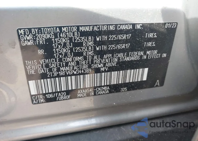 2T3P1RFV6PW344389: 43246672