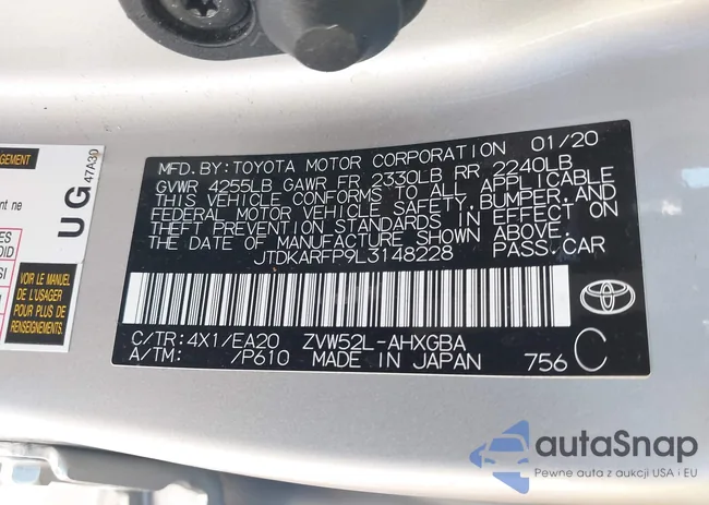 JTDKARFP9L3148228: 43248014